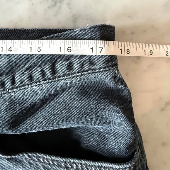 AGOLDE Low Slung Baggy Jeans | Women’s 31 | Washed Black Denim - Picture 8 of 10